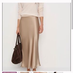 Reformation Silk Skirt